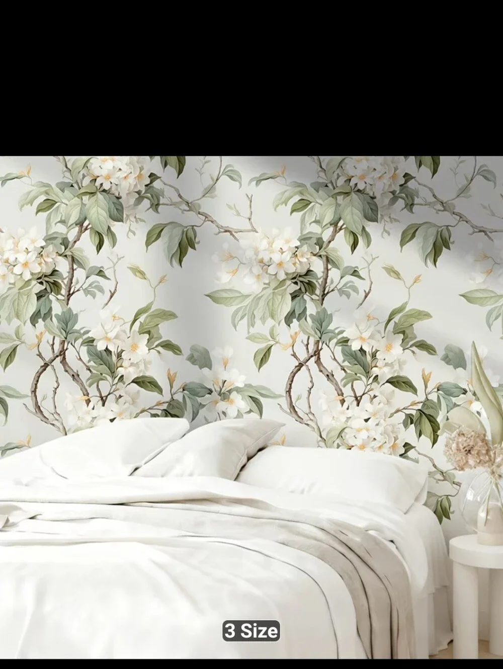 New 2 Rolls Floral Magnolia Vine Wallpaper #1569-3456